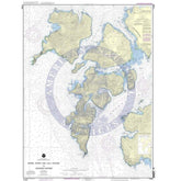 NOAA Nautical Chart 17406: Baker, Noyes, and Lulu Islands and adjacent waters